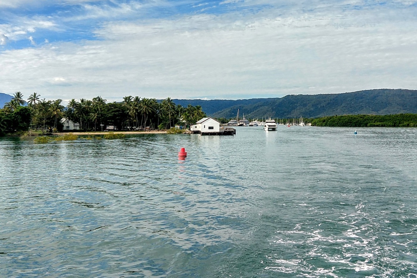 Sugar Wharf Port Douglas view from the sea