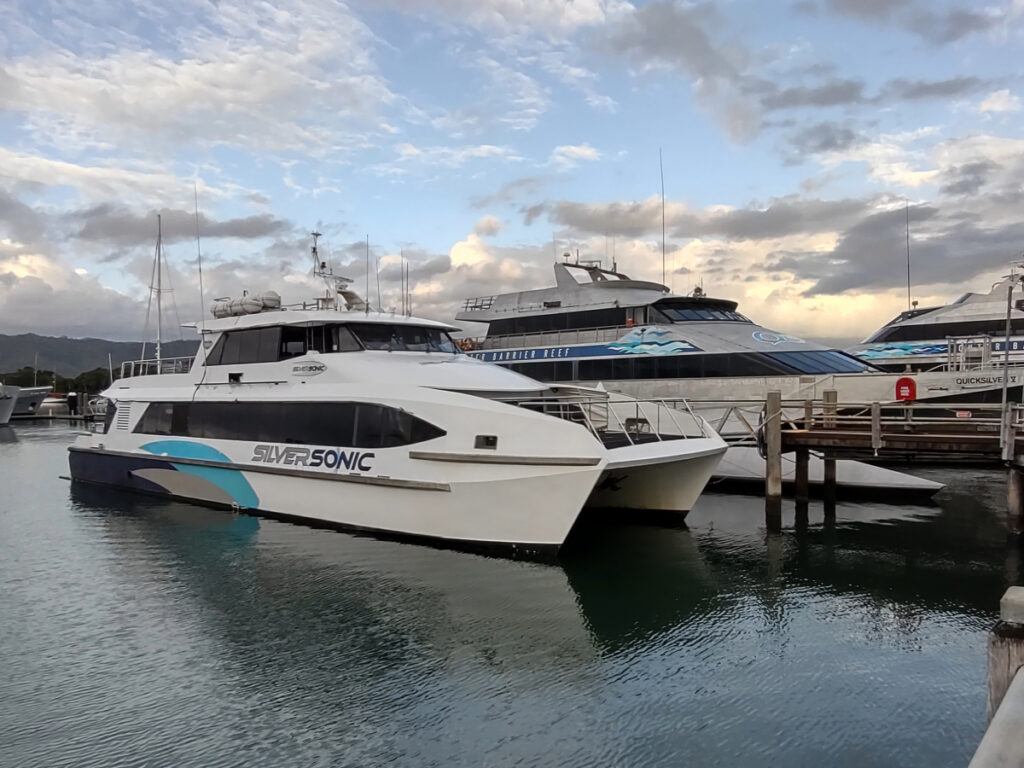 silversonic scuba diving boat port douglas marina