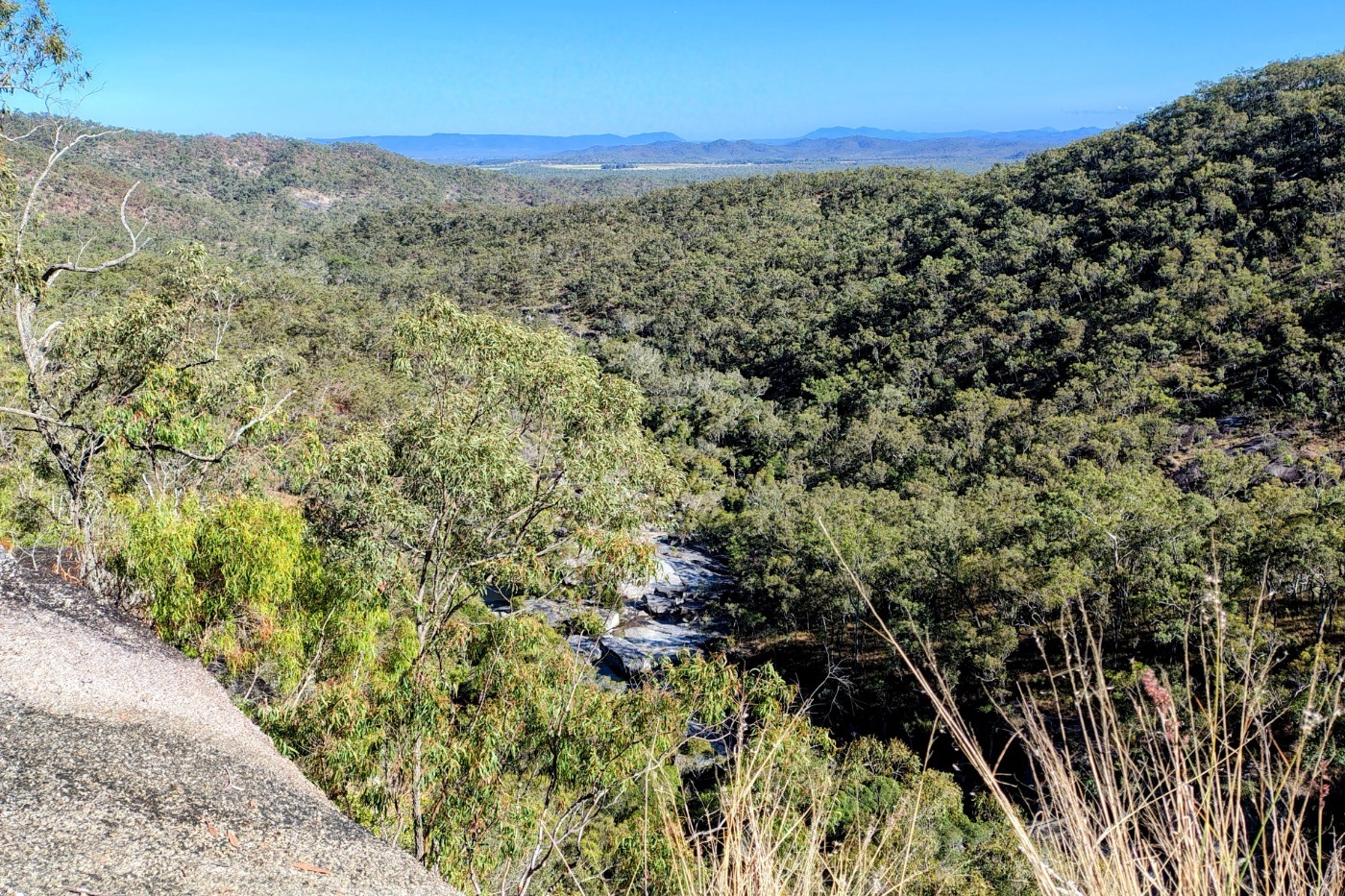 View of The Atherton Tablelands from Davies Creek Falls walking track and lookout