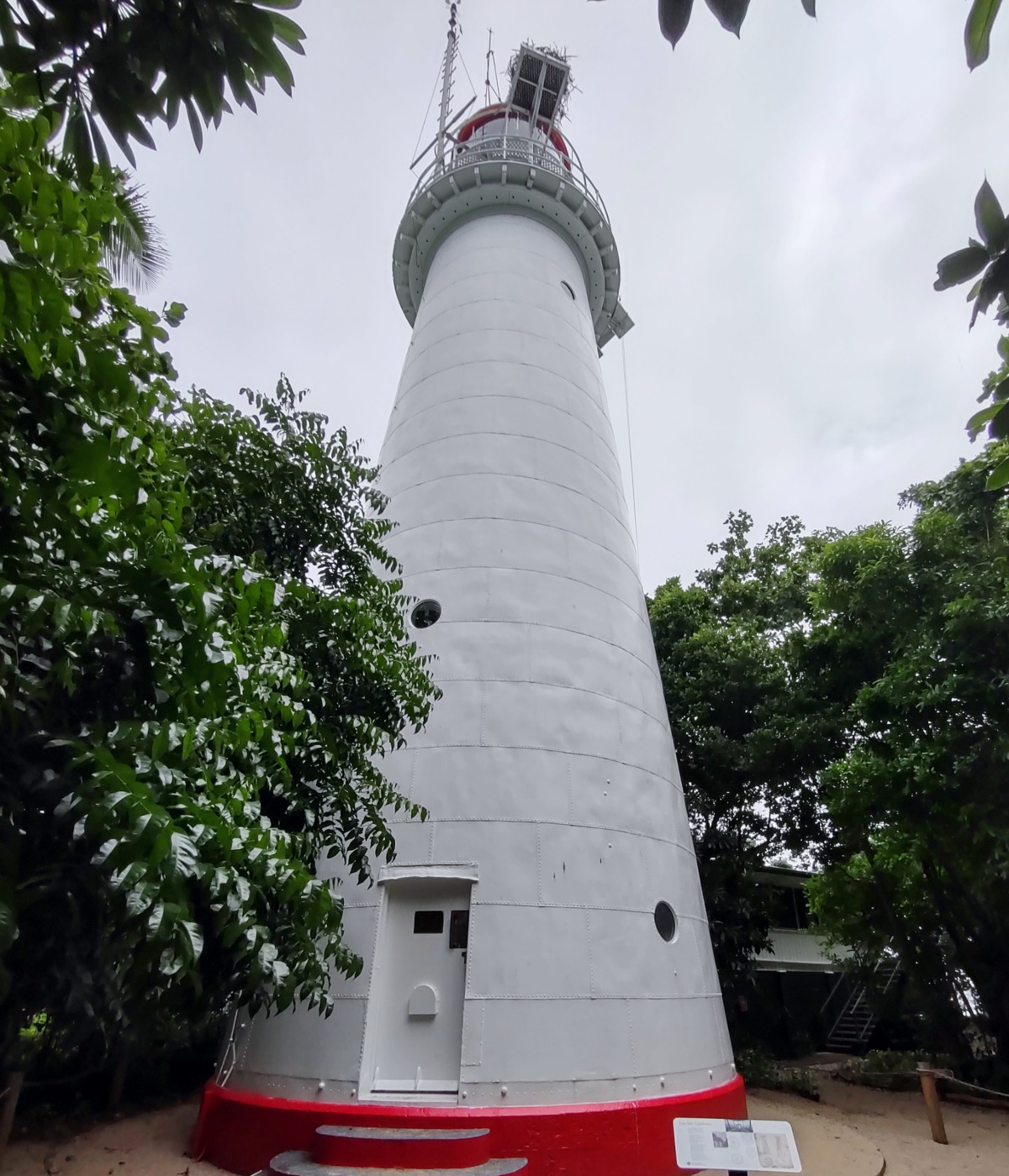 Low Isles Lighthouse on the island