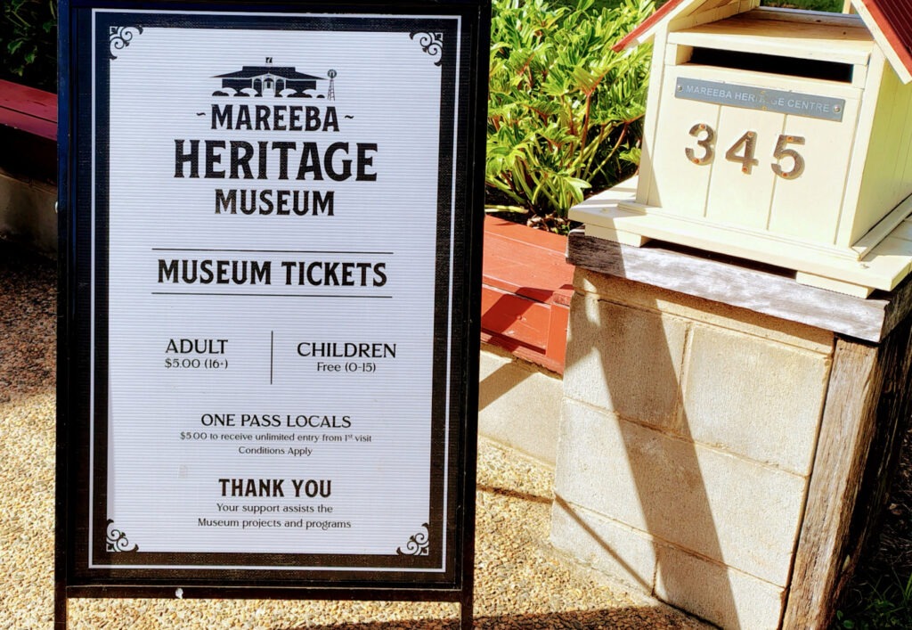 Mareeba museum admission charge