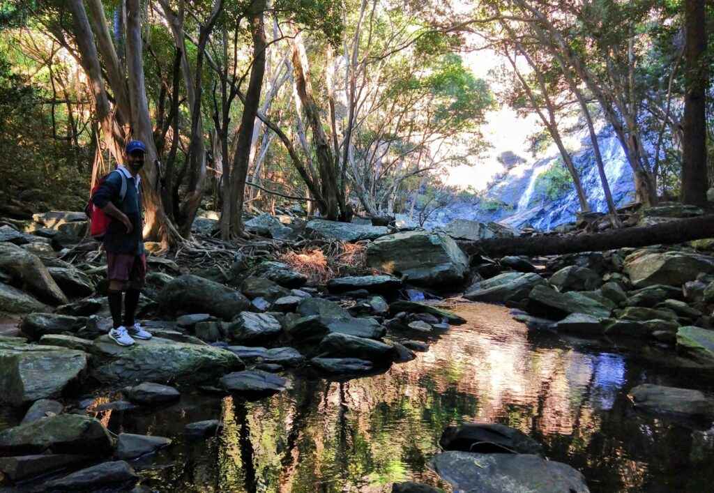 Hartley's creek falls hike terrain